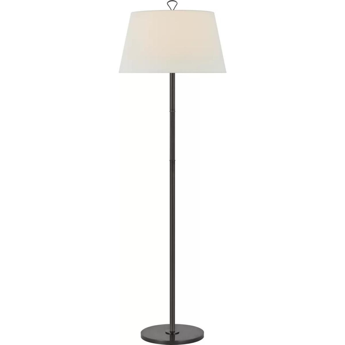 Visual Comfort Signature Collection AL1000BZ/CHC-L Amber Lewis Griffin 62.5 inch 15 watt Bronze and Chocolate Leather Floor Lamp Portable Light, Large
