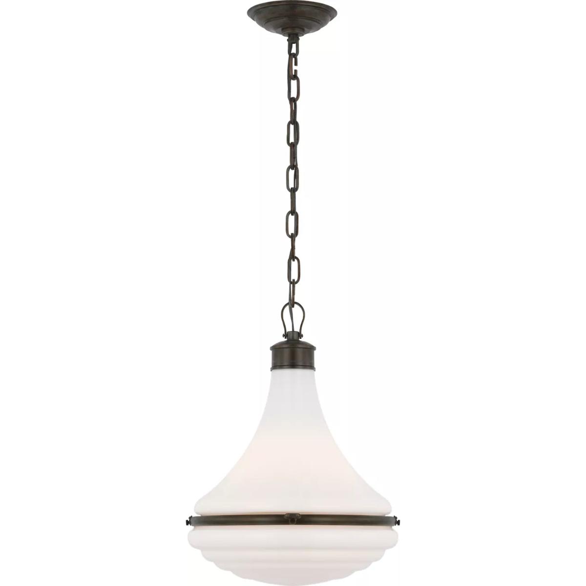 Visual Comfort Signature Collection AL5070BZV-WG Amber Lewis Wesley LED 14.75 inch Bronze Pendant Ceiling Light