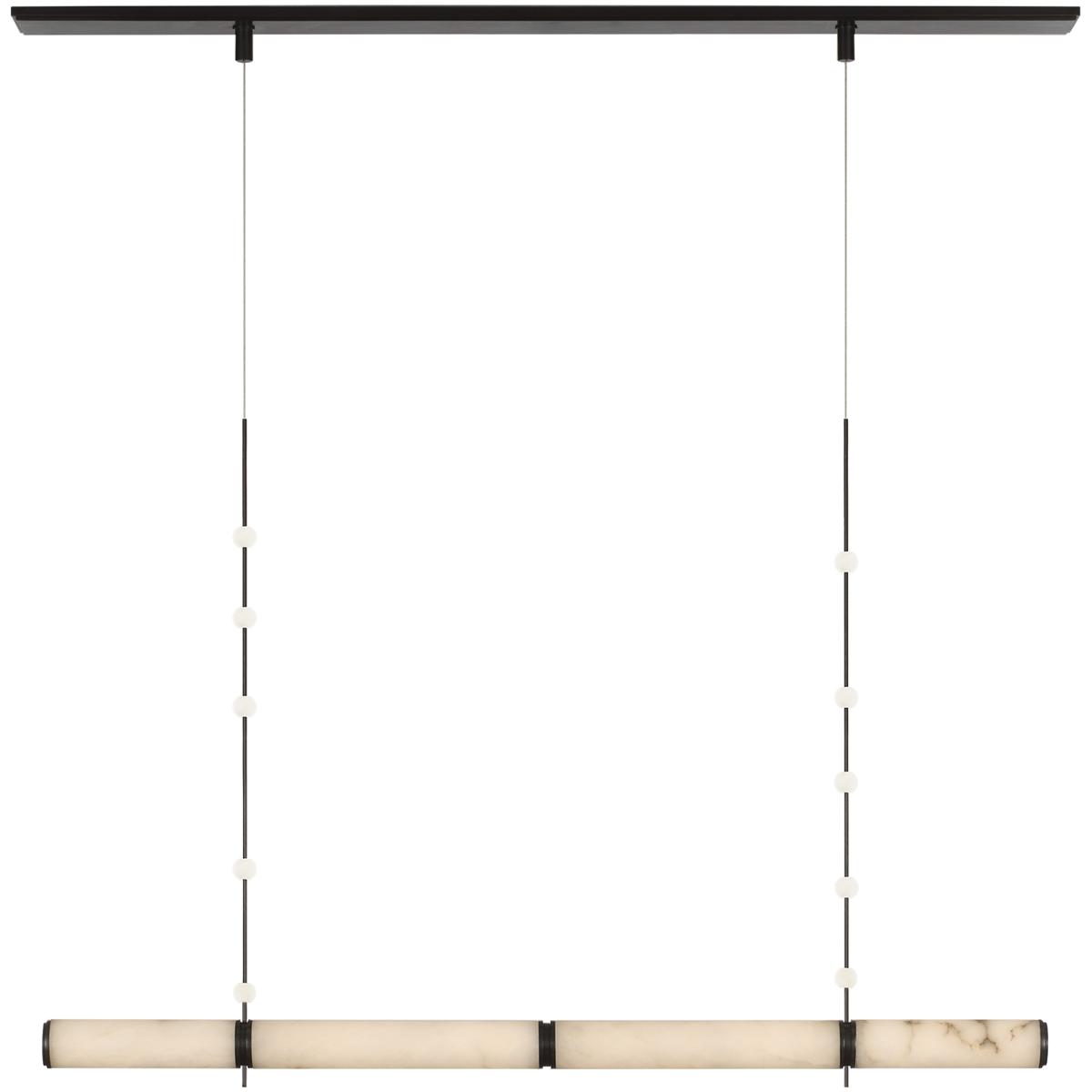 Visual Comfort Signature Collection AMB5030BZ-ALB Anne-Marie Barton Marcell LED 56 inch Bronze Linear Chandelier Ceiling Light