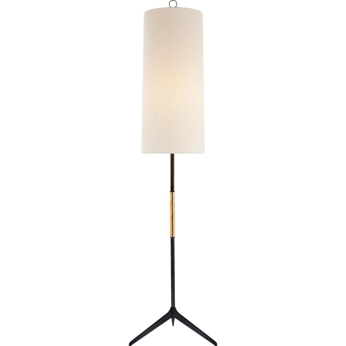 Visual Comfort Signature Collection ARN1001AI-L AERIN Frankfort 60 inch 100 watt Aged Iron Floor Lamp Portable Light
