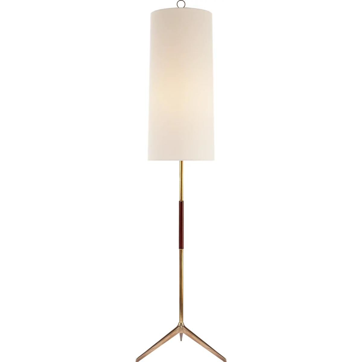 Visual Comfort Signature Collection ARN1001HAB-L AERIN Frankfort 60 inch 100 watt Hand-Rubbed Antique Brass Floor Lamp Portable Light