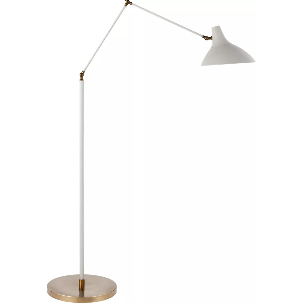 Visual Comfort Signature Collection ARN1006WHT AERIN Charlton 51 inch 60 watt Plaster White Floor Lamp Portable Light