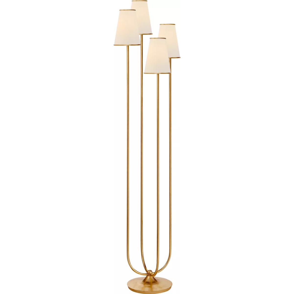 Visual Comfort Signature Collection ARN1025G-L AERIN Montreuil 67 inch 40 watt Gild Floor Lamp Portable Light