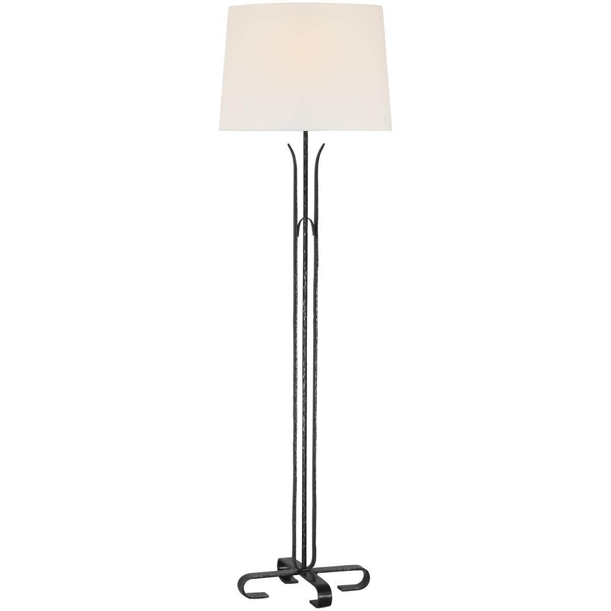 Visual Comfort Signature Collection ARN1030AI-L AERIN Olivette 62.75 inch 15 watt Aged Iron Forged Floor Lamp Portable Light
