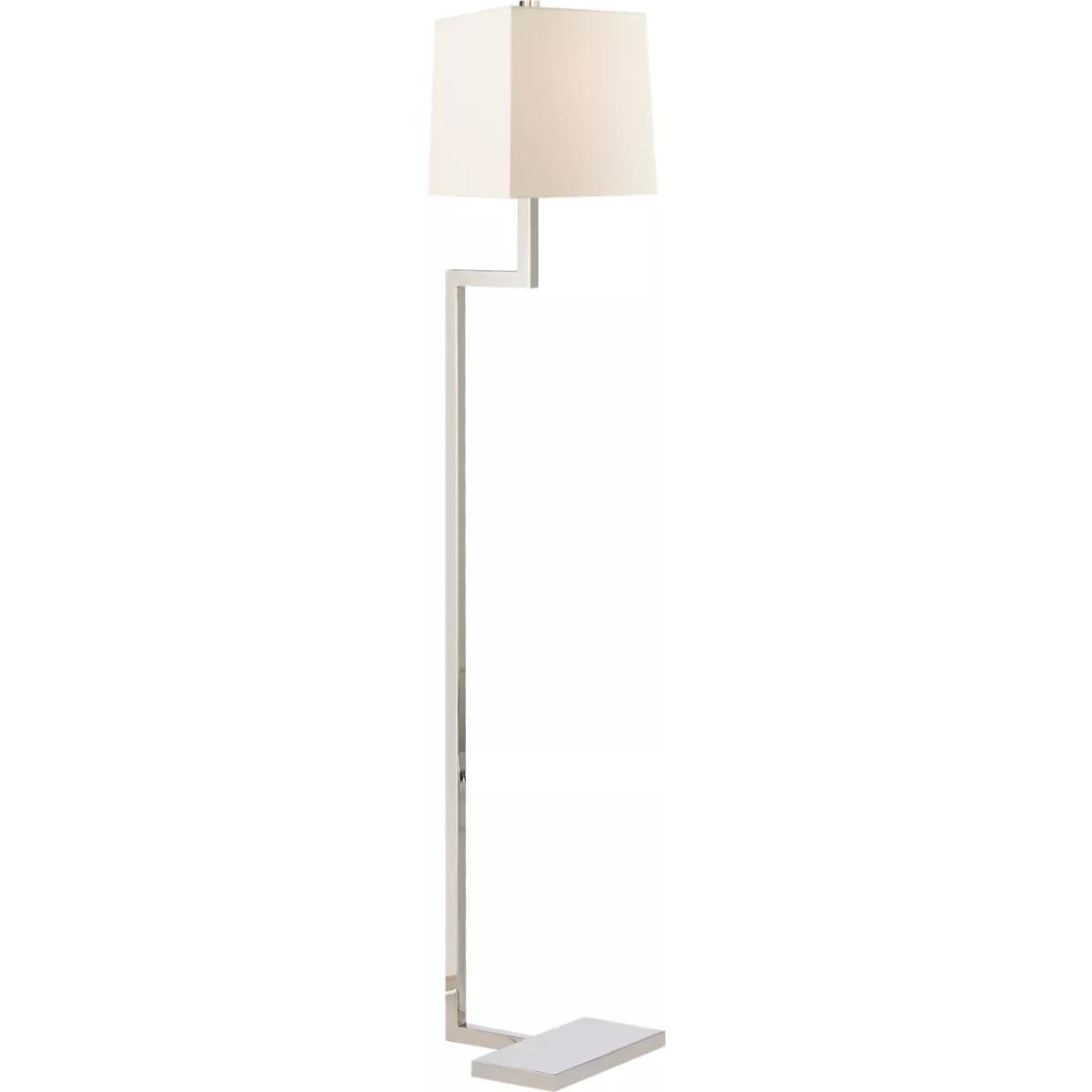 Visual Comfort Signature Collection ARN1420PN-L AERIN Alander 49 inch 75 watt Polished Nickel Floor Lamp Portable Light