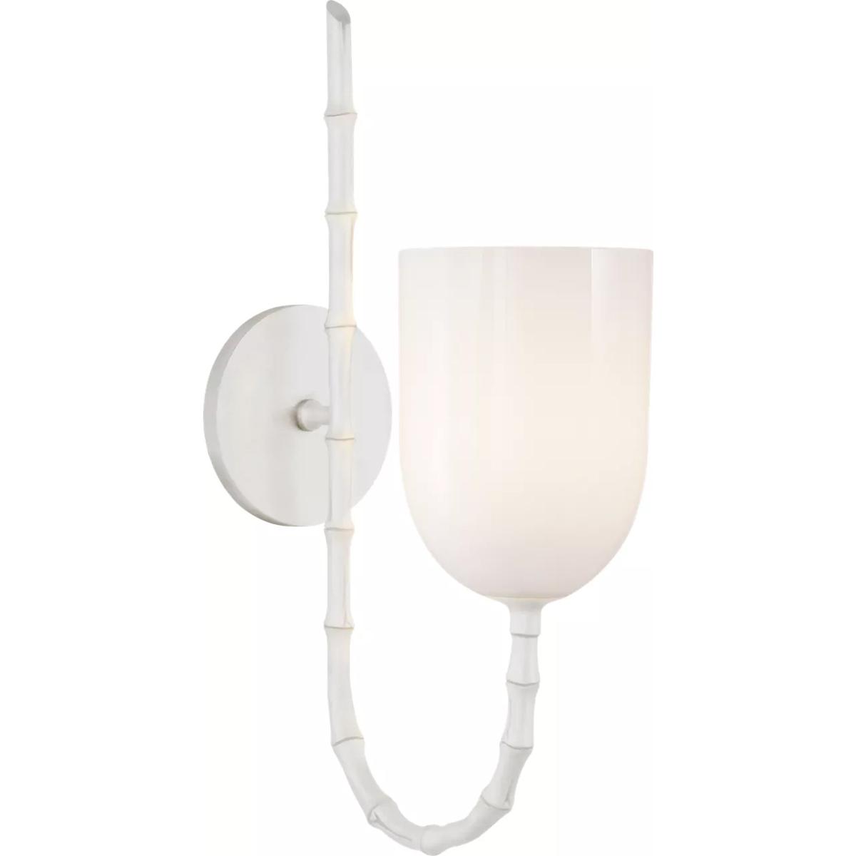Visual Comfort Signature Collection ARN2000PW-WG AERIN Edgemere 1 Light 4.5 inch Plaster White Bath Light Wall Light