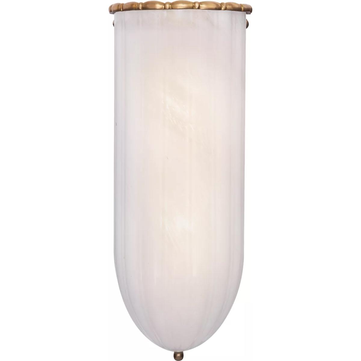 Visual Comfort Signature Collection ARN2013HAB-WG AERIN Rosehill 2 Light 6 inch Hand-Rubbed Antique Brass Linear Bath Light Wall Light