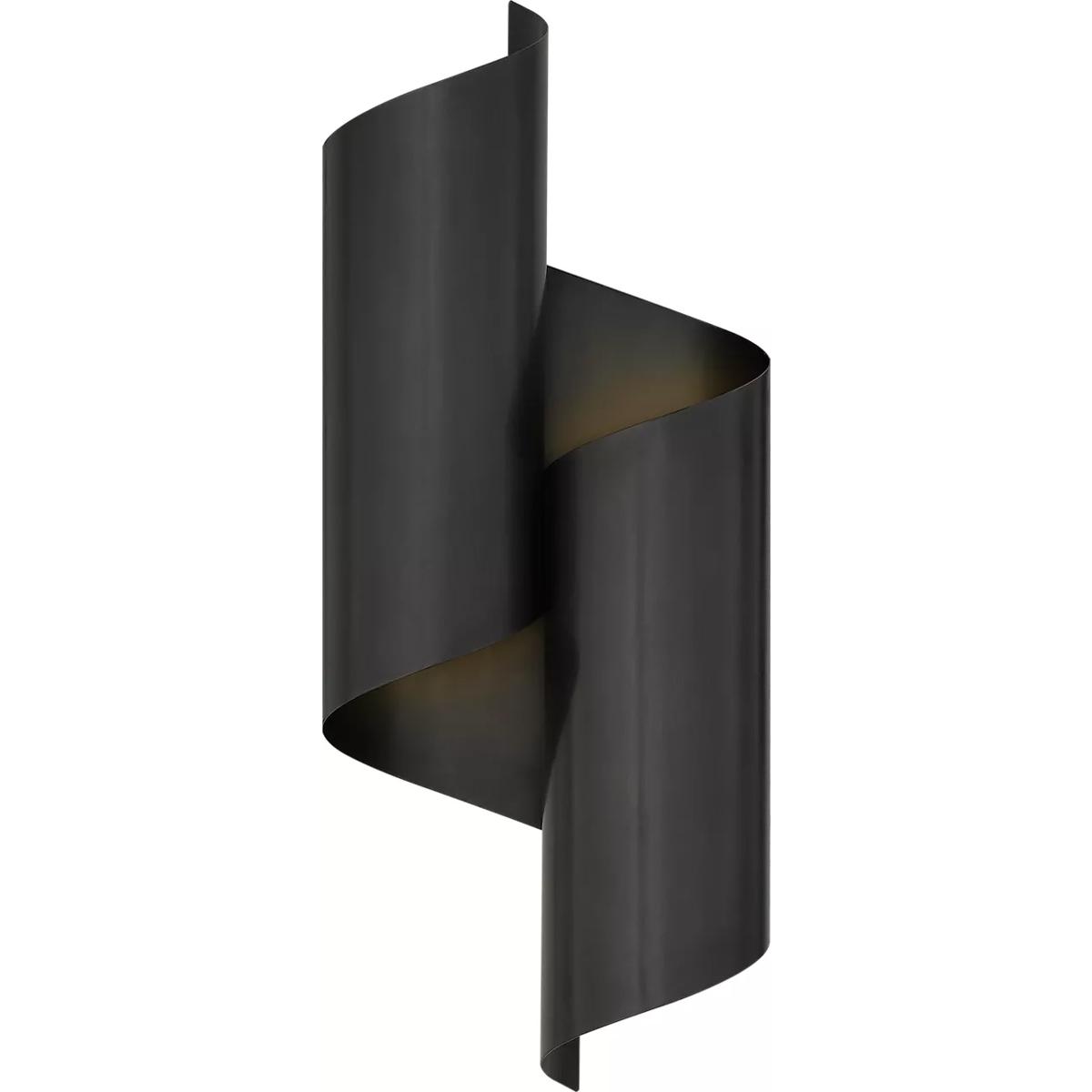 Lighting New York R-ARN2065BZ Visual Comfort Signature Collection AERIN Iva 2 Light 7 inch Bronze Wrapped Sconce Wall Light, Medium ARN2065BZ - Open B