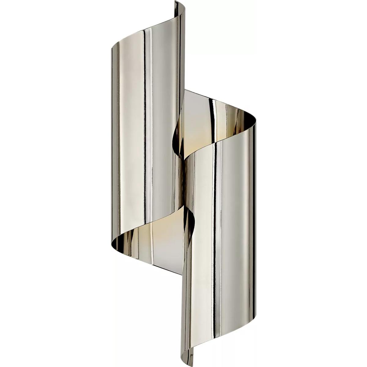 Visual Comfort Signature Collection ARN2065PN AERIN Iva 2 Light 7 inch Polished Nickel Wrapped Sconce Wall Light, Medium