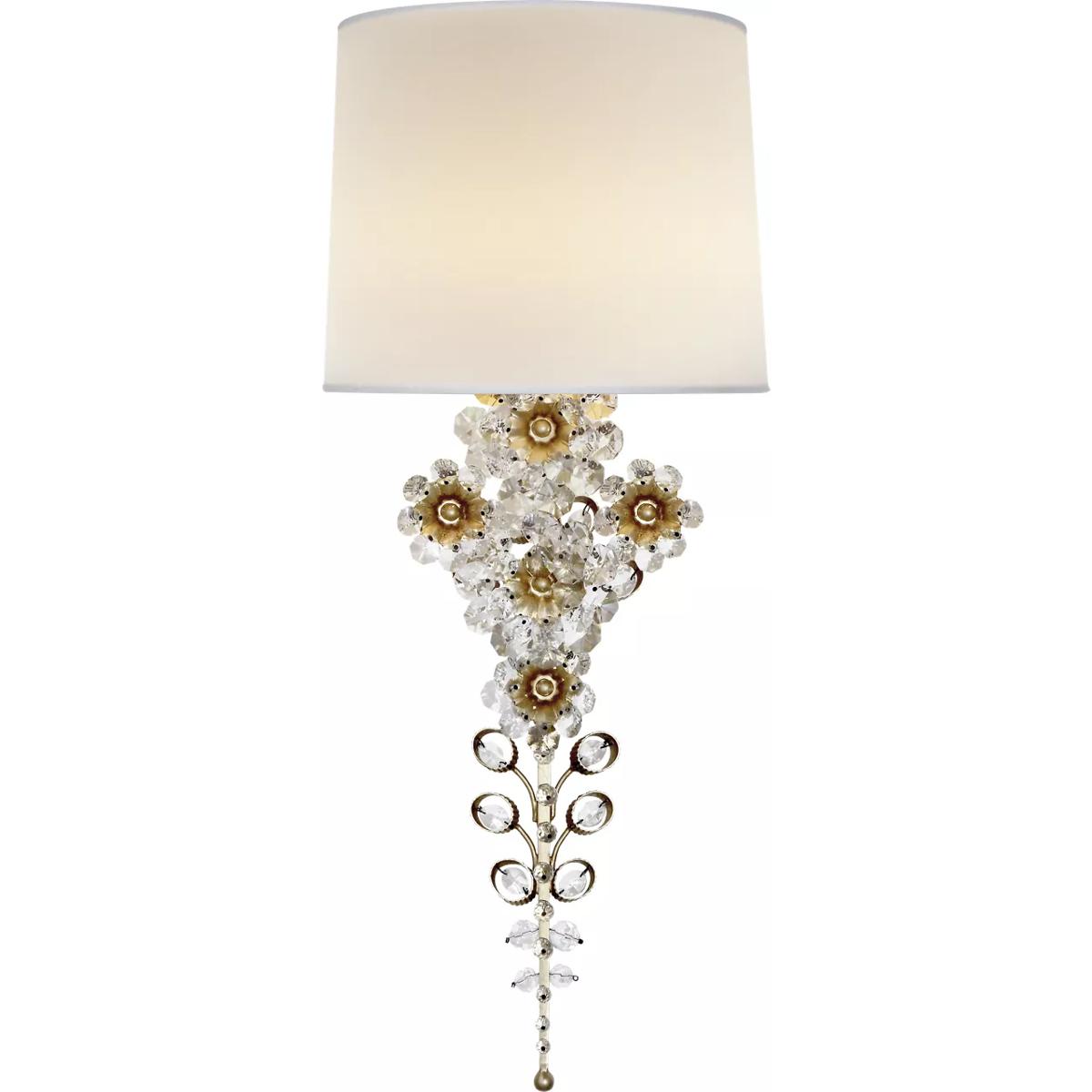 Visual Comfort Signature Collection ARN2226G-L AERIN Claret 1 Light 10 inch Gild Tail Sconce Wall Light