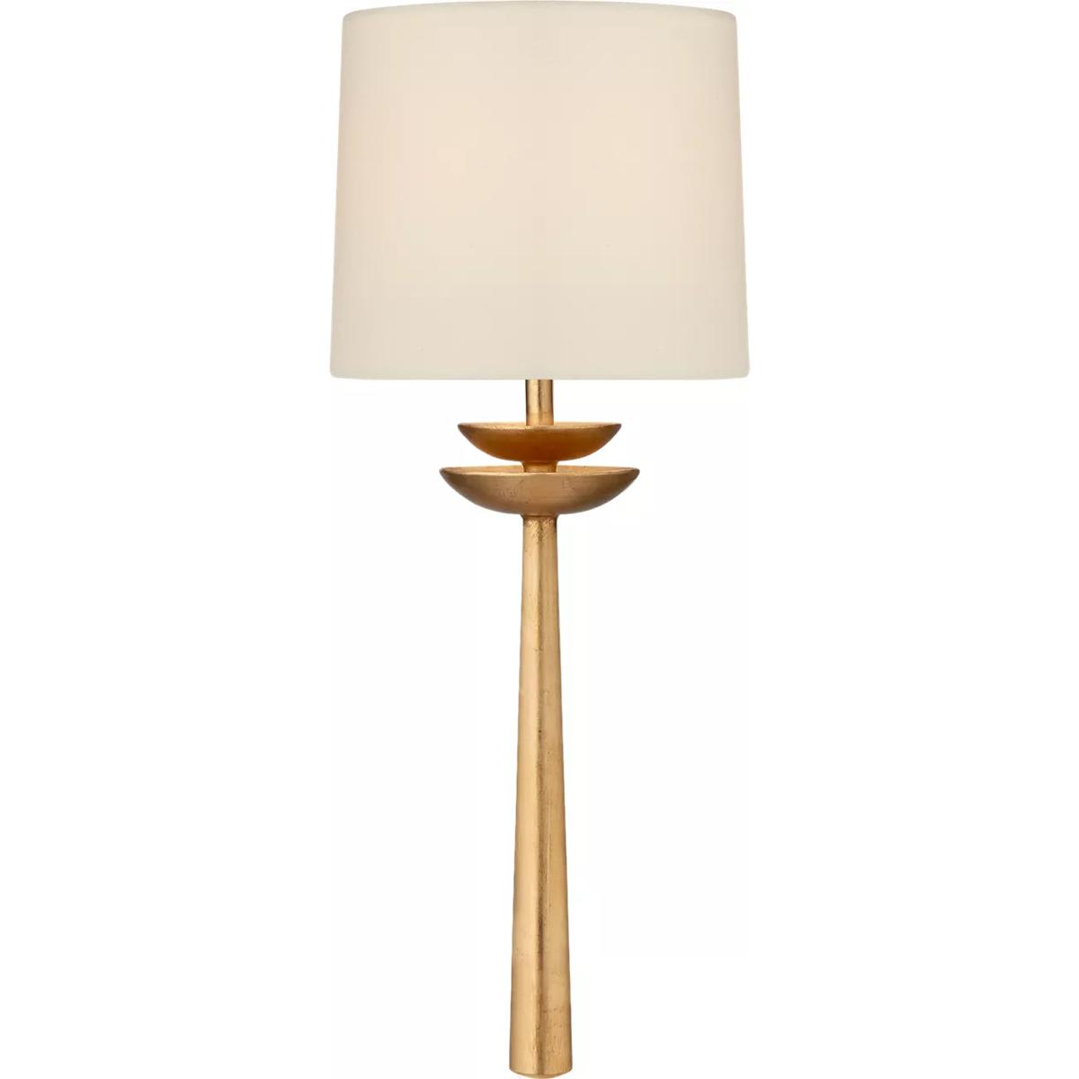 Visual Comfort Signature Collection ARN2301G-L AERIN Beaumont 1 Light 7.5 inch Gild Tail Sconce Wall Light, Medium