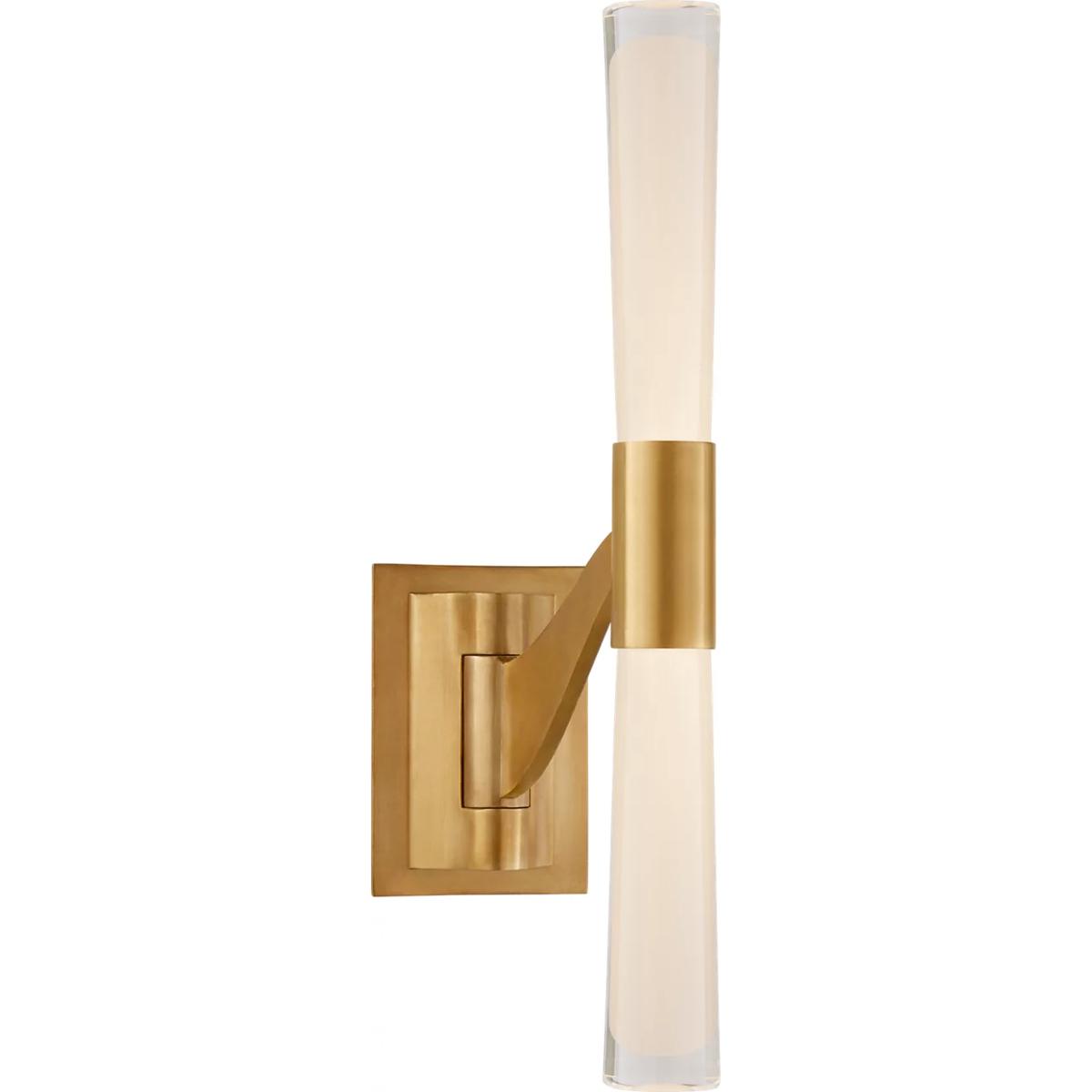 Visual Comfort Signature Collection ARN2470HAB-CG AERIN Brenta 6.5 inch 9 watt Hand-Rubbed Antique Brass Single Articulating Sconce Wall Light
