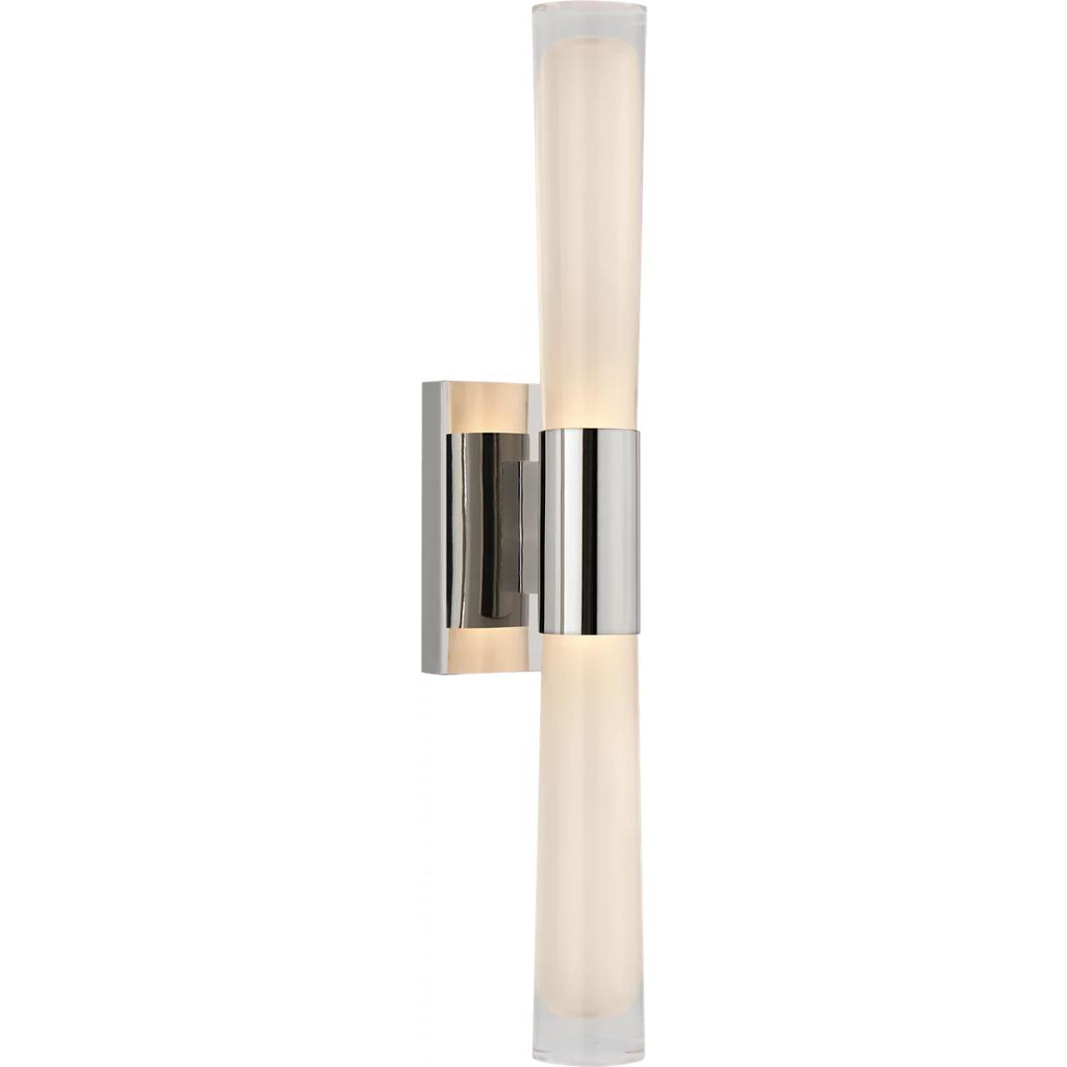 Visual Comfort Signature Collection ARN2473PN-CG AERIN Brenta LED 3.5 inch Polished Nickel Single Sconce Wall Light