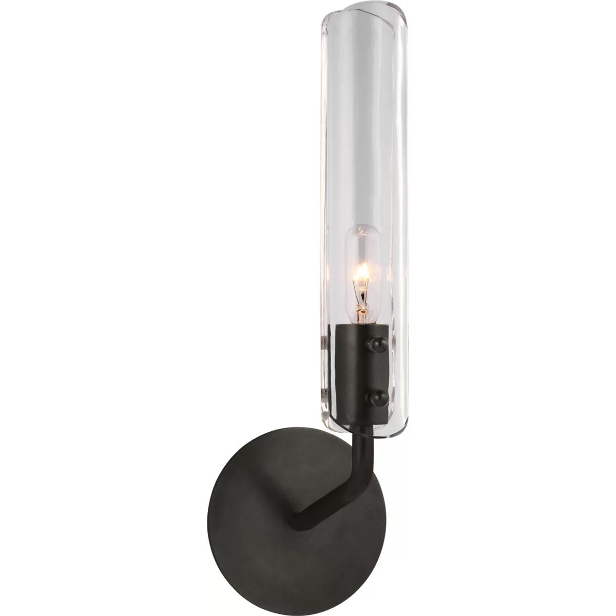 Visual Comfort Signature Collection ARN2480BZ-CG AERIN Casoria LED 4.75 inch Bronze Single Sconce Wall Light