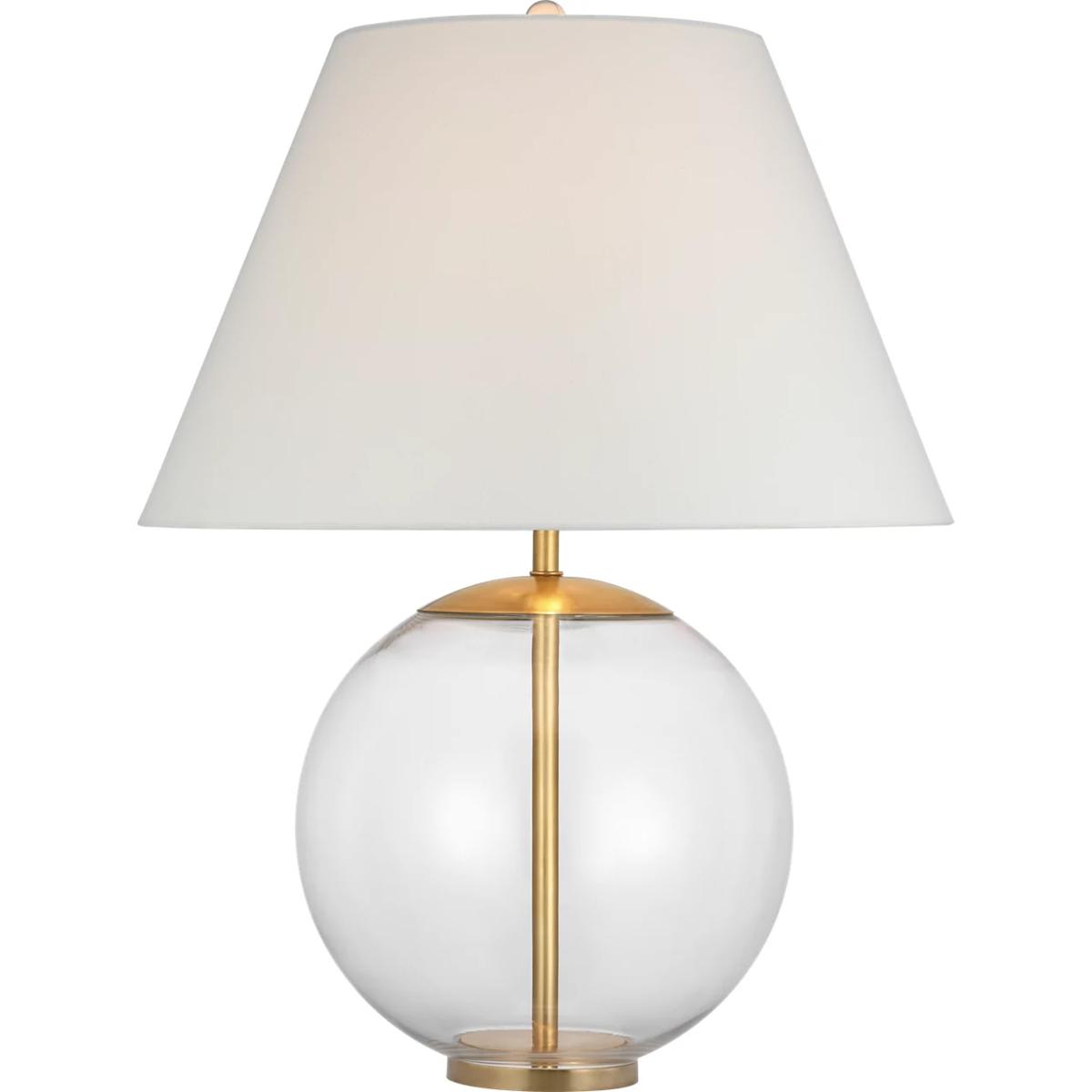 Visual Comfort Signature Collection ARN3001CG-L AERIN Morton 30.5 inch 15 watt Clear Glas Table Lamp Portable Light in Clear Glass, Large