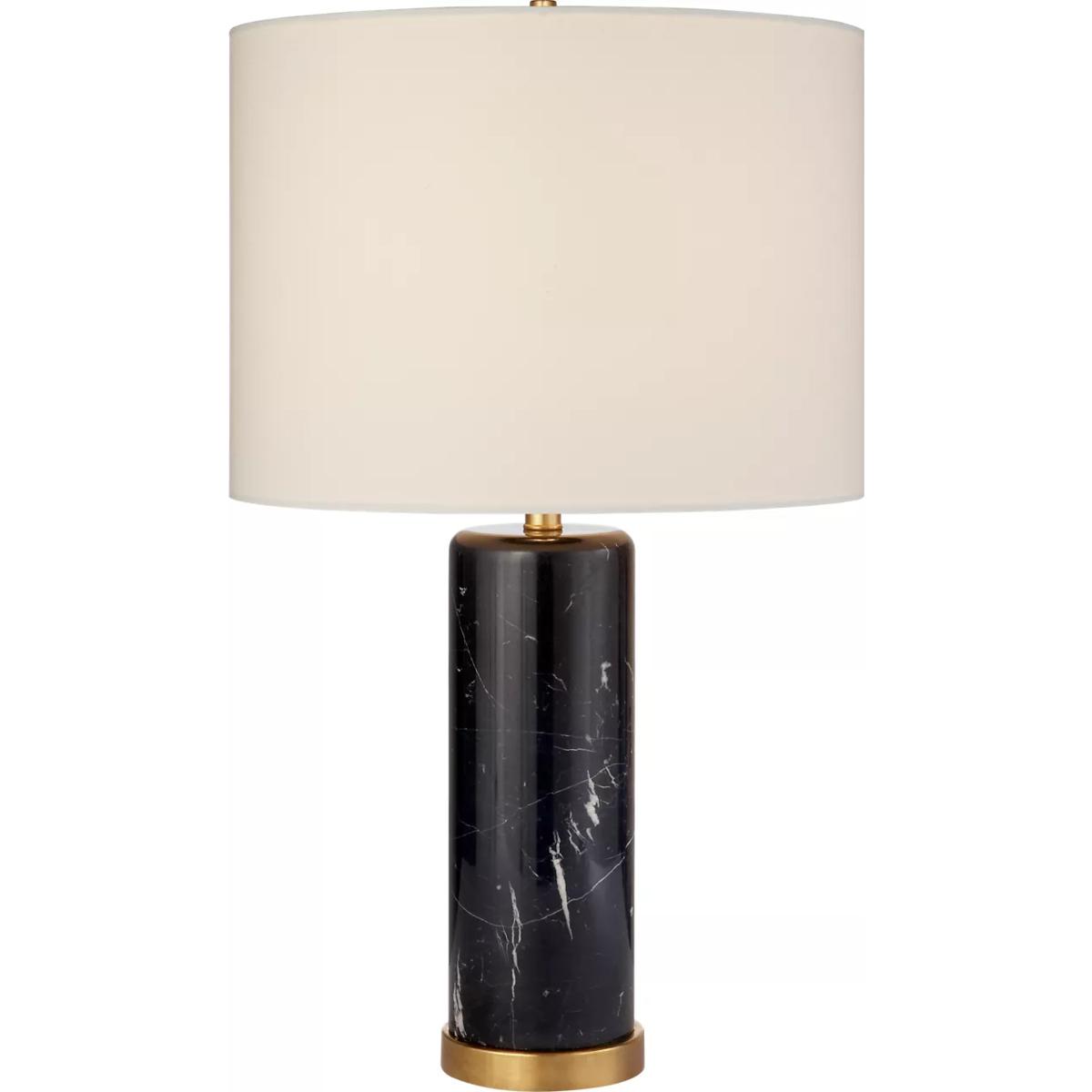 Visual Comfort Signature Collection ARN3004BM-L AERIN Cliff 30 inch 150 watt Black Marble Table Lamp Portable Light