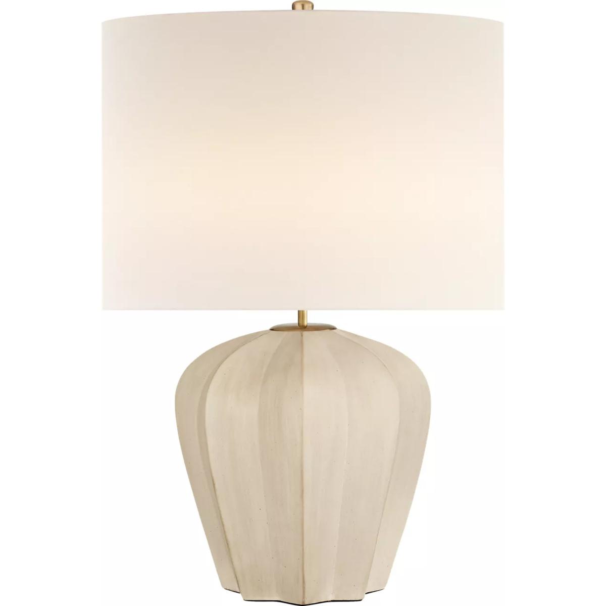 Lighting New York R-ARN3611STW-L Visual Comfort AERIN Pierrepont 30 inch 75 watt Stone White Table Lamp Portable Light, Medium ARN3611STW-L - Open Box