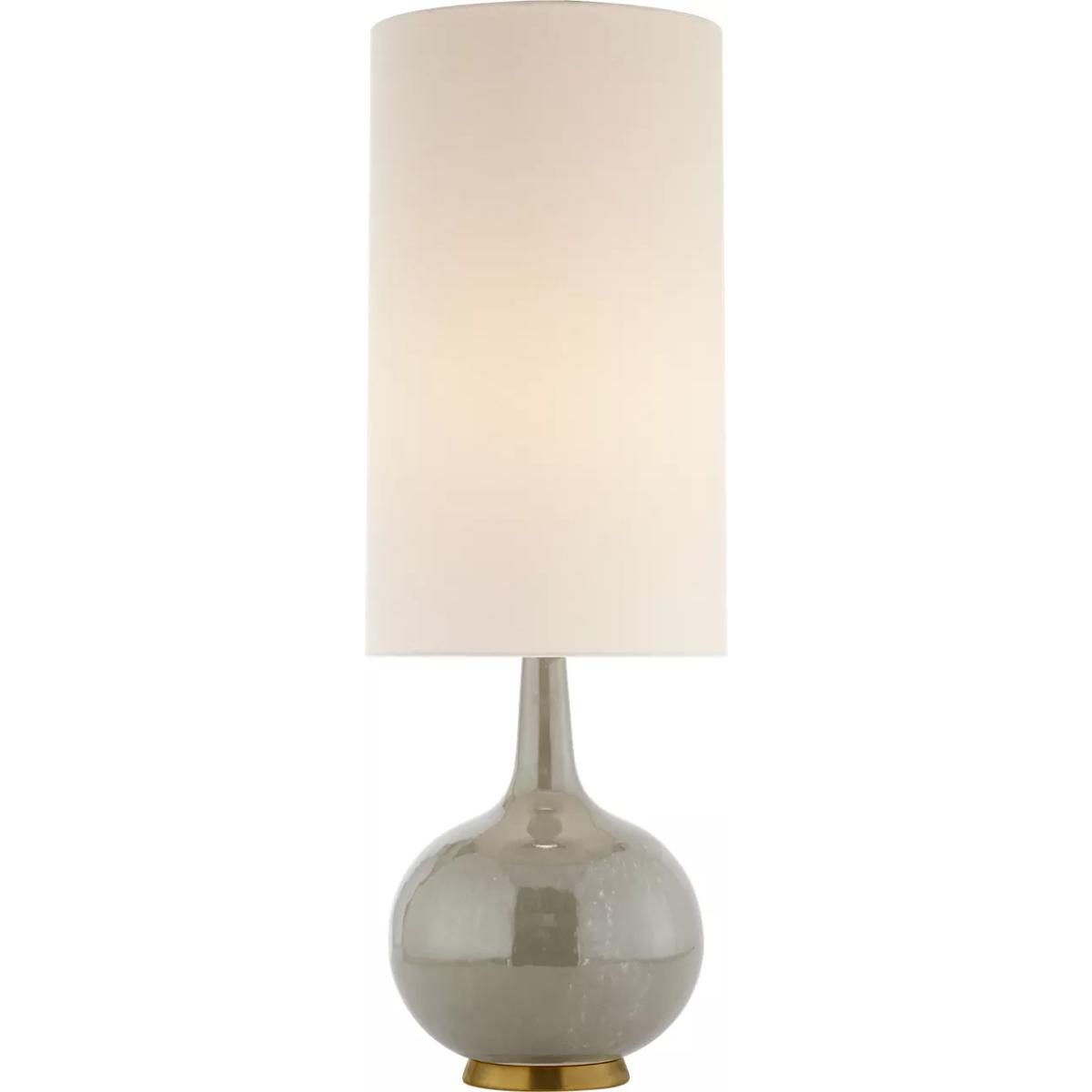 Visual Comfort Signature Collection ARN3620SHG-L-CL AERIN Hunlen 25.25 inch 5 watt Shellish Gray Cordless Table Lamp Portable Light