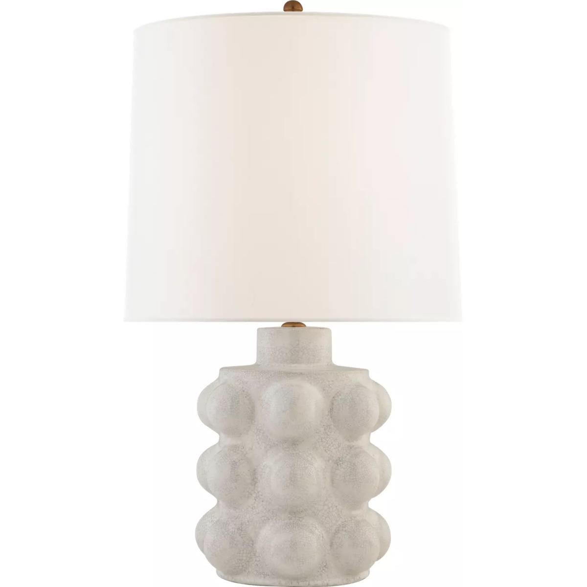 Visual Comfort Signature Collection ARN3645BC-L AERIN Vedra 26.75 inch 100 watt Bone Craquelure Table Lamp Portable Light, Medium