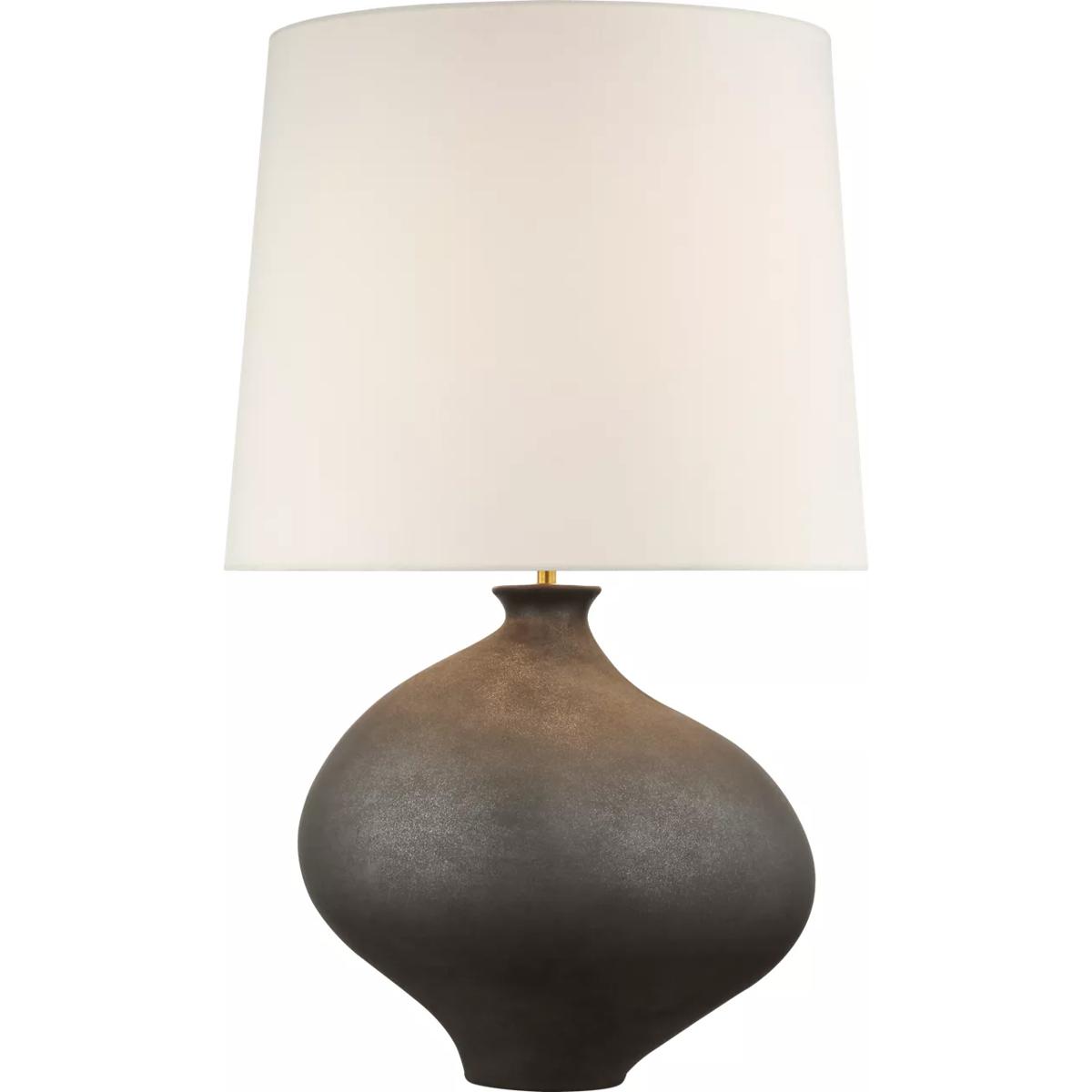 Lighting New York R-ARN3651SBM-L Visual Comfort Signature Collection AERIN Celia 28.75 inch 15 watt Stained Black Metallic Left Table Lamp Portable Li