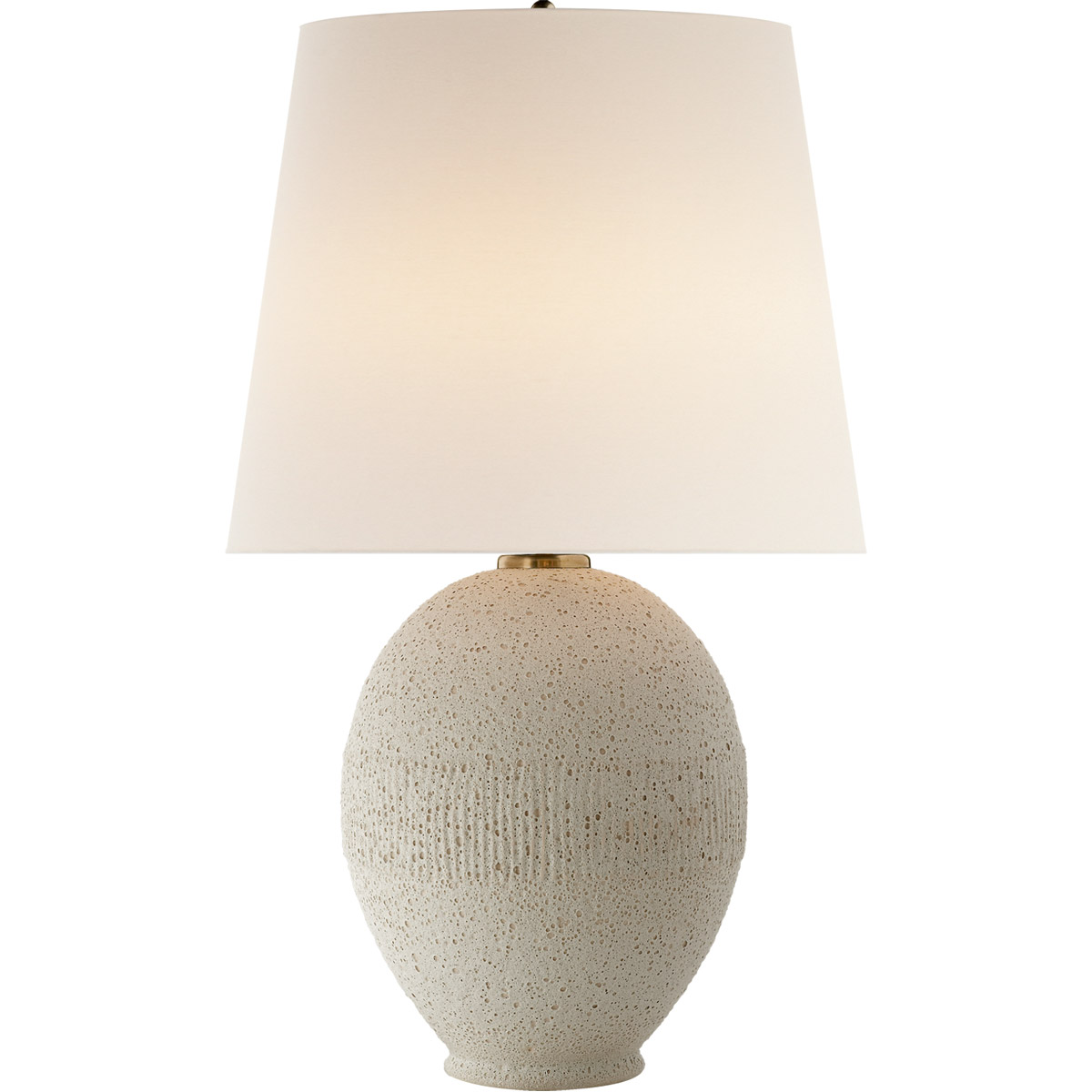 Lighting New York ARN3655VI-L Visual Comfort AERIN Toulon 27 inch 75 watt Volcanic Ivory Table Lamp Portable Light ARN3655VI-L - Open Box
