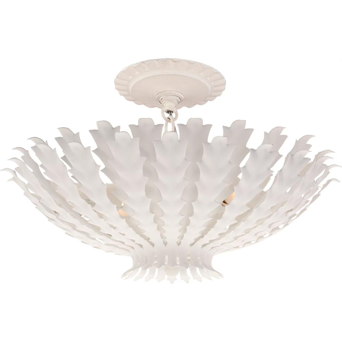 Visual Comfort Signature Small Hampton Chandelier in Plaster White | ARN4011PW