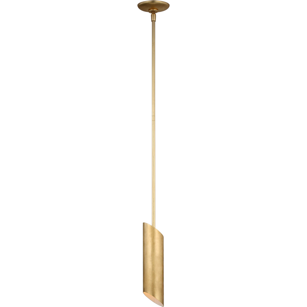 Visual Comfort Signature Collection ARN5045G AERIN Tourain 1 Light 3.25 inch Gild Pendant Ceiling Light, Small