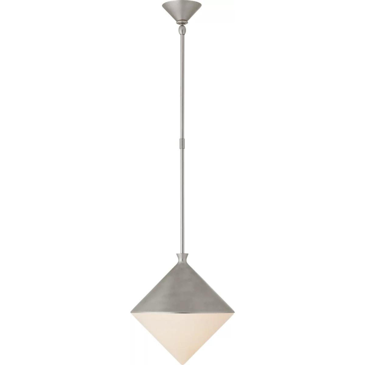Visual Comfort Signature Collection ARN5355BSL-WG AERIN Sarnen LED 13.25 inch Burnished Silver Leaf Pendant Ceiling Light, Small