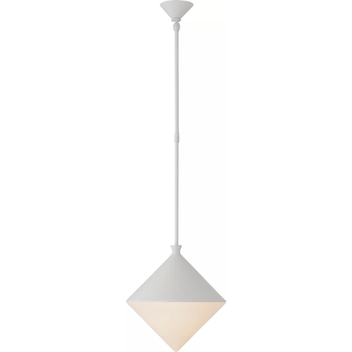 Visual Comfort Signature Collection ARN5355WHT-WG AERIN Sarnen LED 13.25 inch Matte White Pendant Ceiling Light, Small