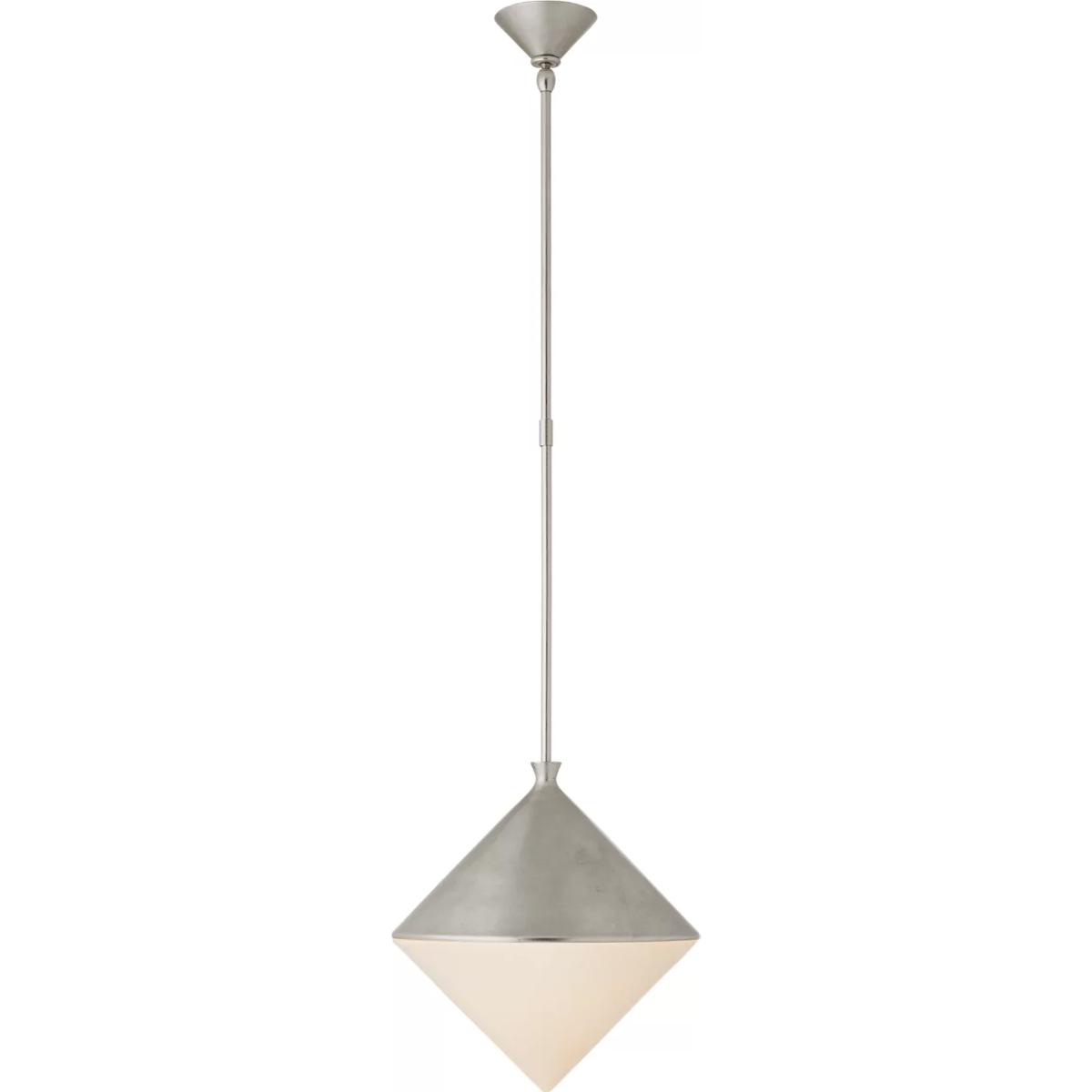 Visual Comfort Signature Collection ARN5356BSL-WG AERIN Sarnen LED 15.25 inch Burnished Silver Leaf Pendant Ceiling Light, Medium