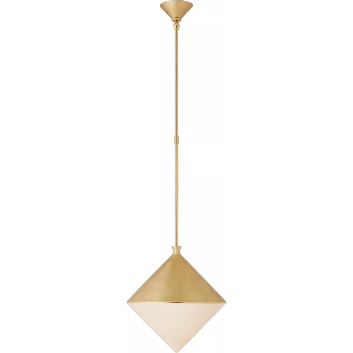 Visual Comfort Signature Collection ARN5356G-WG AERIN Sarnen LED 15.25 inch Gild Pendant Ceiling Light, Medium