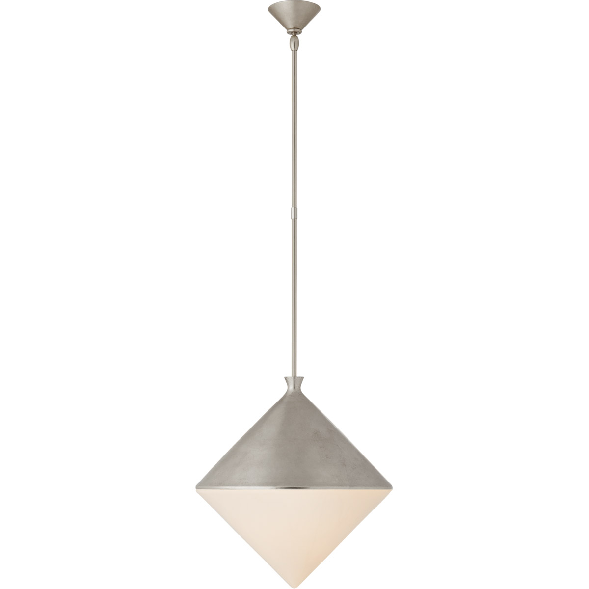 Visual Comfort Signature Collection ARN5357BSL-WG AERIN Sarnen LED 18.25 inch Burnished Silver Leaf Pendant Ceiling Light, Large