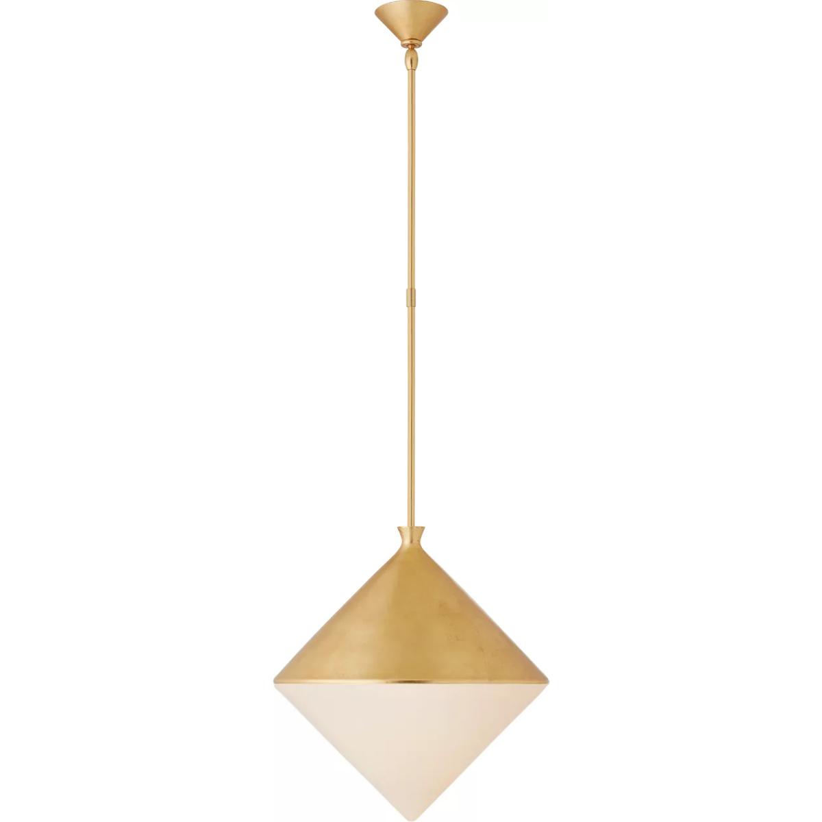 Visual Comfort Signature Collection ARN5357G-WG AERIN Sarnen LED 18.25 inch Gild Pendant Ceiling Light, Large