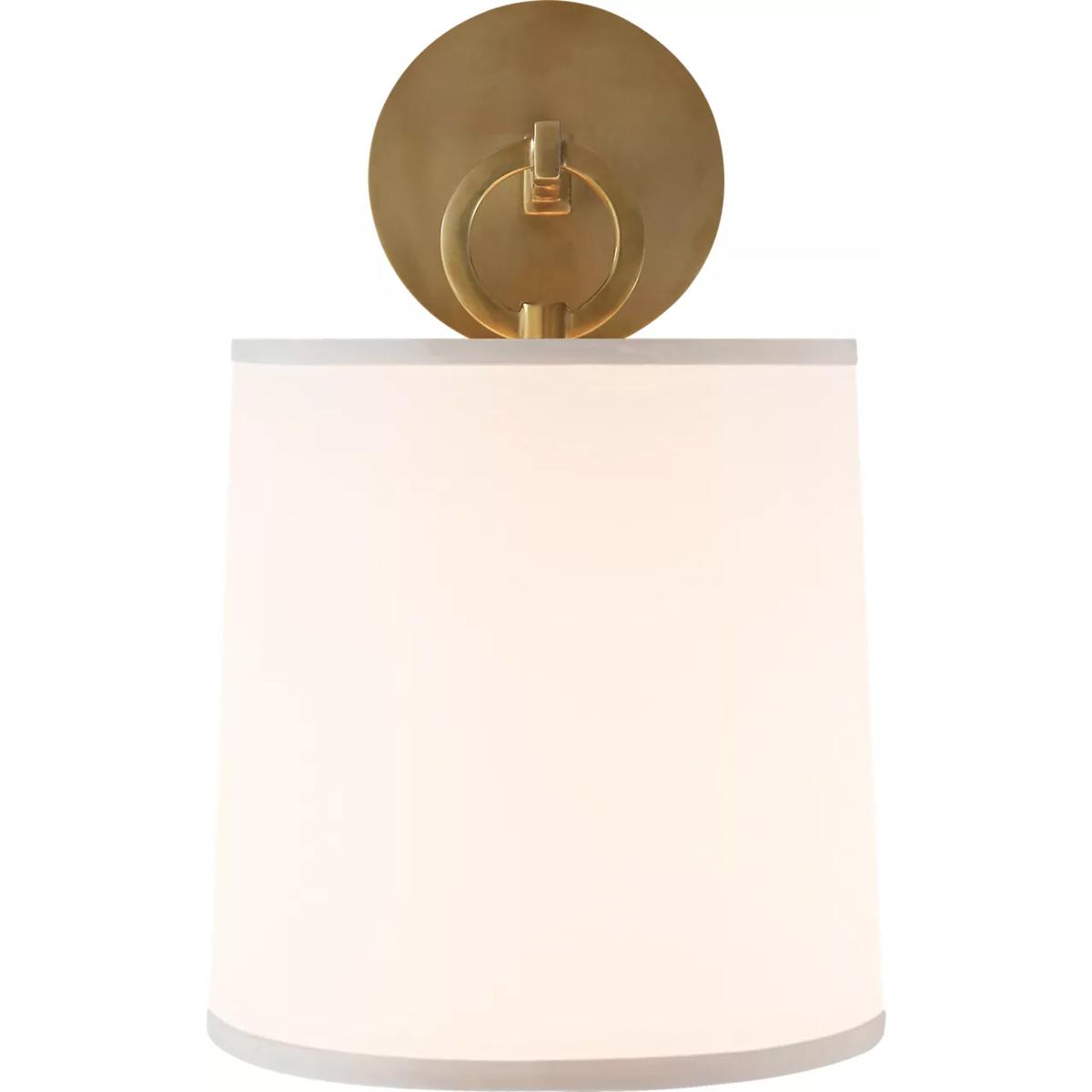Lighting New York R-BBL2035SB-S Visual Comfort Barbara Barry French Cuff 1 Light Decorative Wall Light in Soft Brass BBL2035SB-S - Open Box