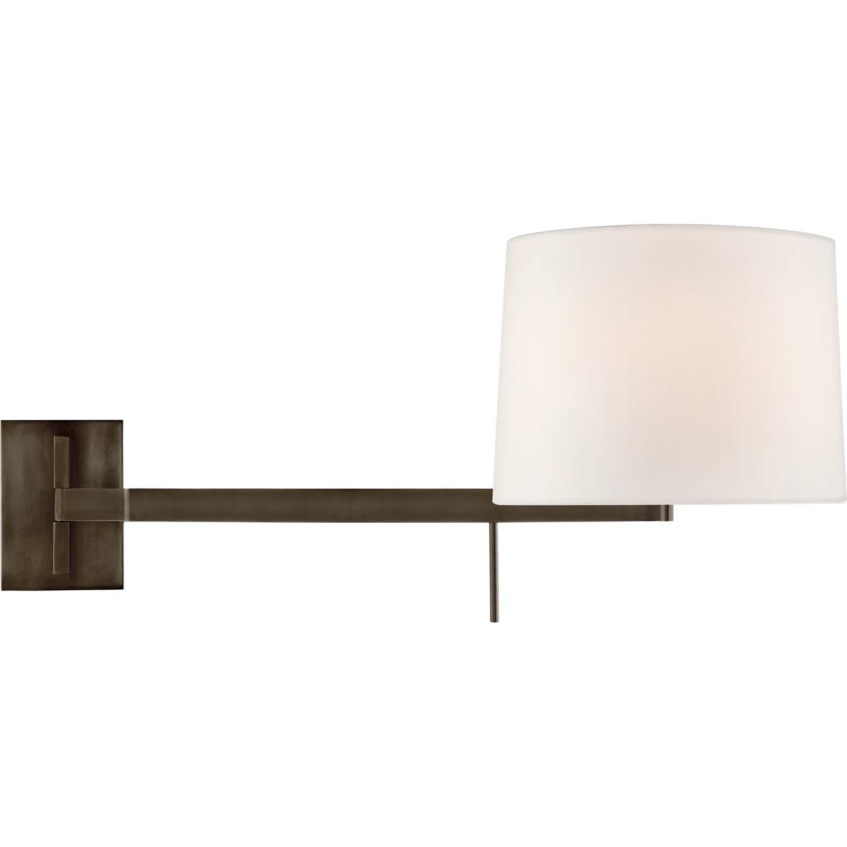 Visual Comfort Signature Collection BBL2162BZ-L Barbara Barry Sweep 1 Light 11.75 inch Bronze Articulating Sconce Wall Light, Medium