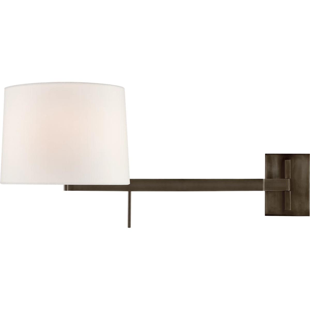 Visual Comfort Signature Collection BBL2164BZ-L Barbara Barry Sweep 1 Light 11.75 inch Bronze Right Articulating Sconce Wall Light, Medium