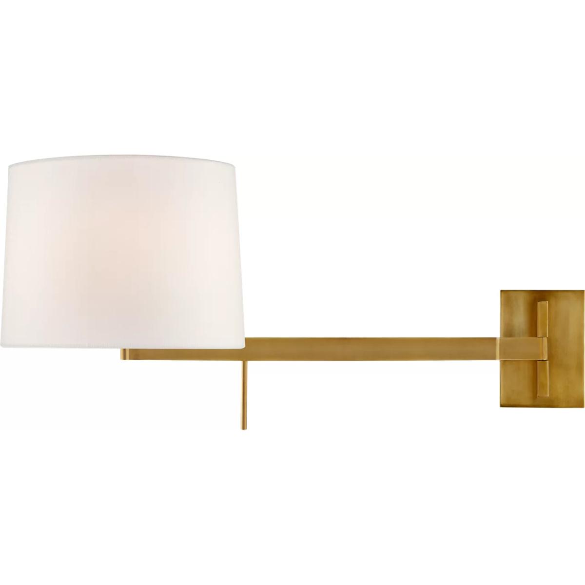 Visual Comfort Signature Collection BBL2164SB-L Barbara Barry Sweep 1 Light 11.75 inch Soft Brass Right Articulating Sconce Wall Light, Medium