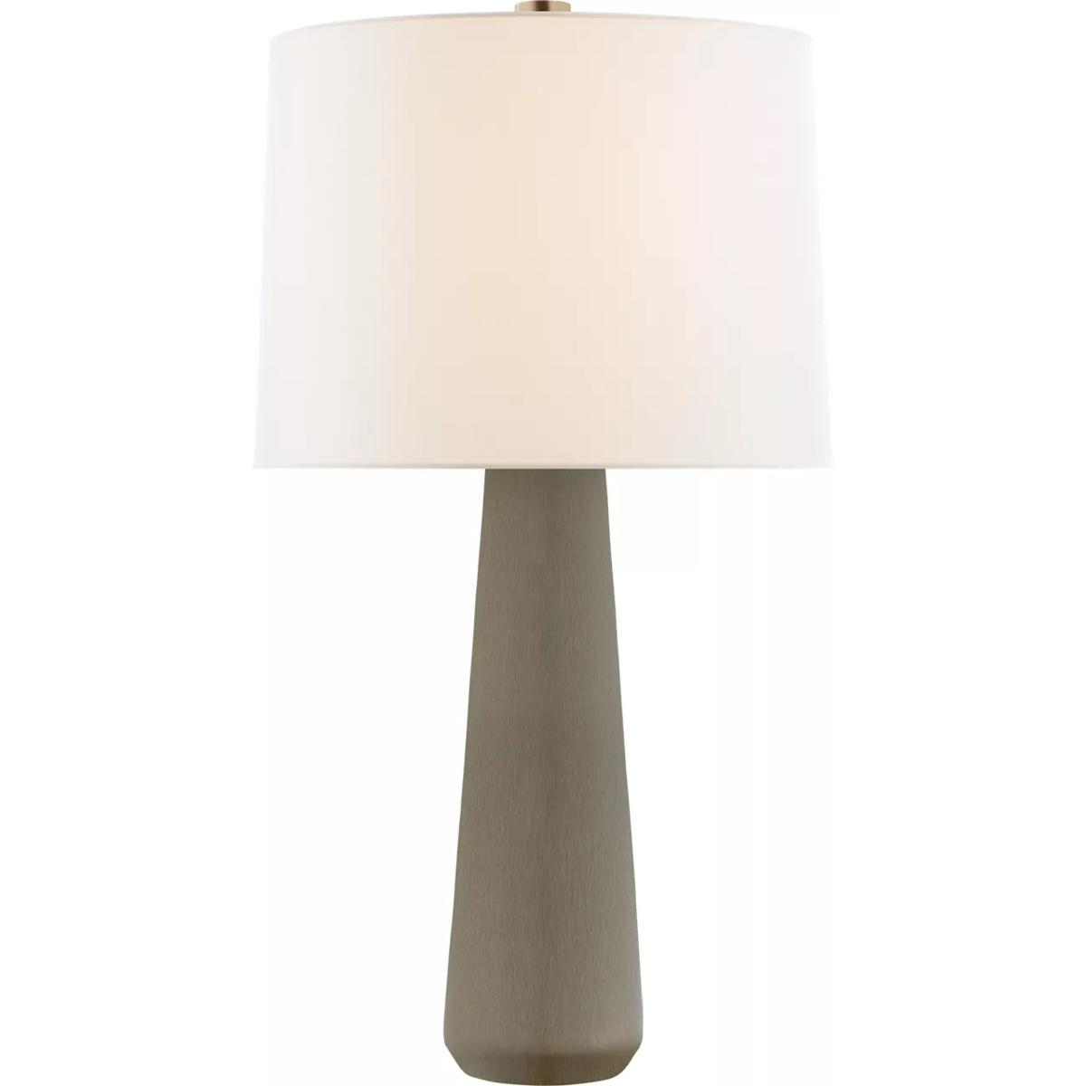 Visual Comfort Signature Collection BBL3901SHG-L Barbara Barry Athens 32.5 inch 100 watt Shellish Gray Table Lamp Portable Light, Large
