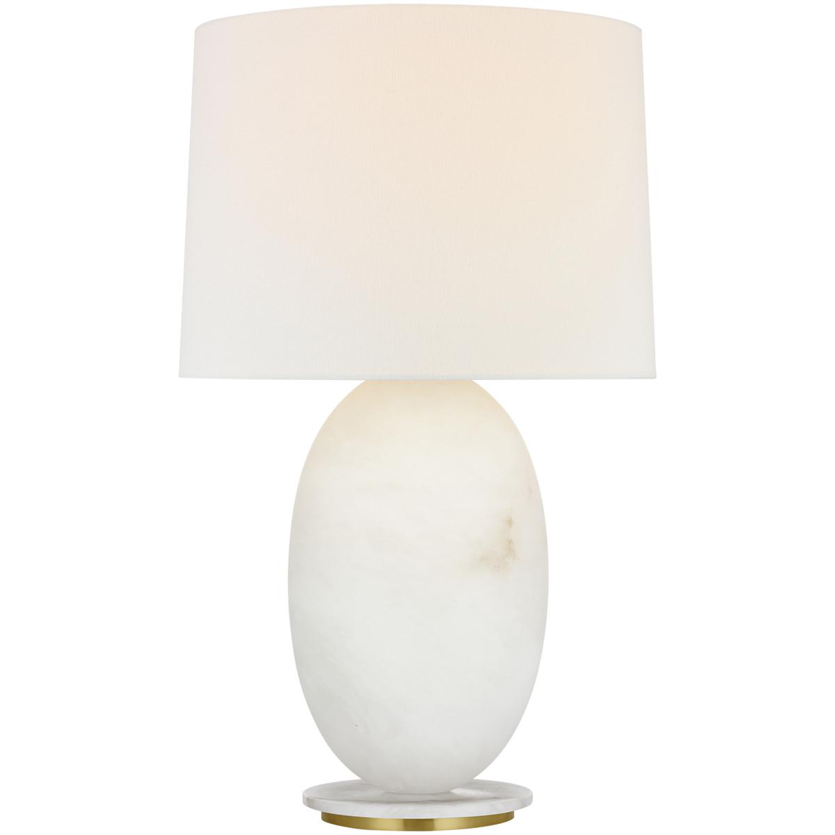 Visual Comfort Signature Collection BBL3910ALB-L-CL Barbara Barry Folly 27.25 inch 4.6 watt Alabaster Rotatable Cordless Table Lamp Portable Light