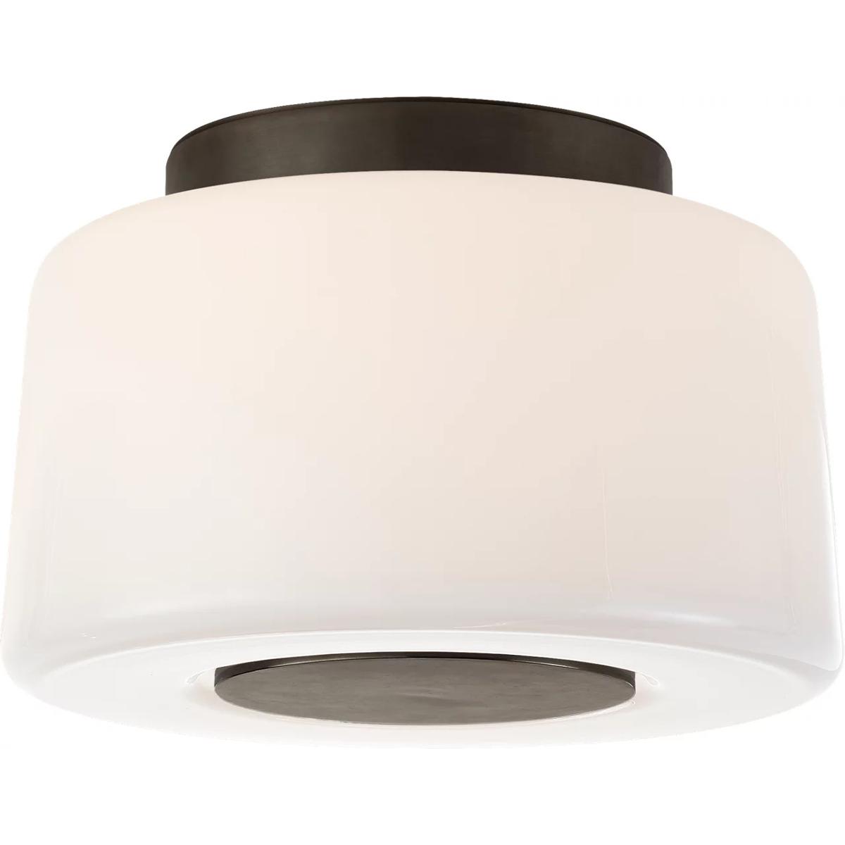 Visual Comfort Signature Collection BBL4105BZ-WG Barbara Barry Acme 3 Light 9 inch Bronze Flush Mount Ceiling Light, Small