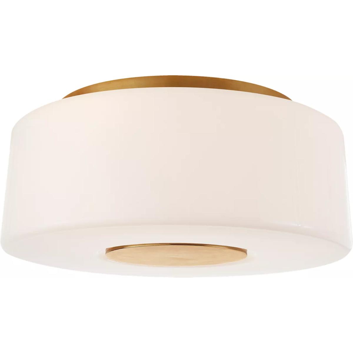 Visual Comfort Signature Collection BBL4106SB-WG Barbara Barry Acme 3 Light 16.25 inch Soft Brass Flush Mount Ceiling Light, Large