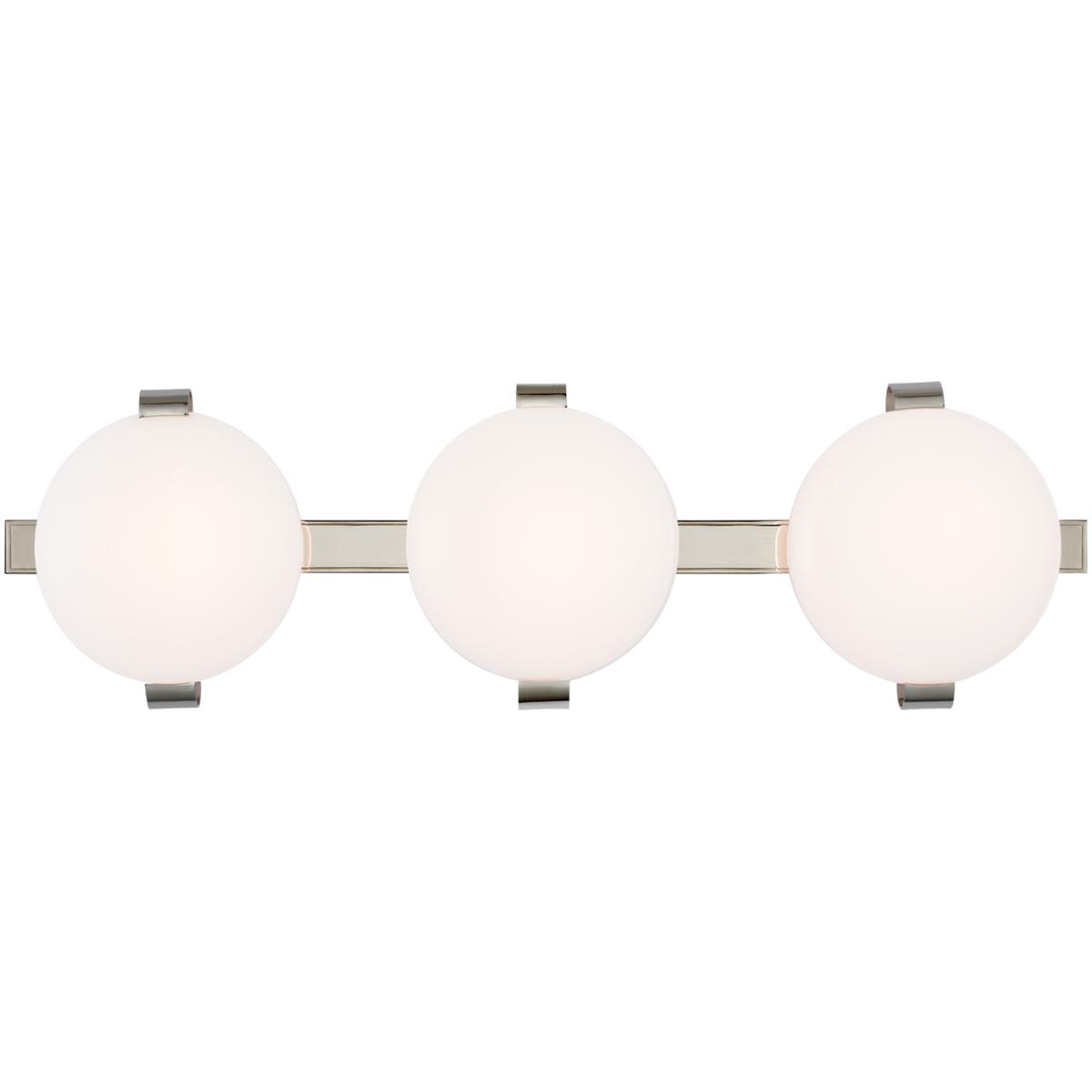 Visual Comfort Signature Collection CD2015PN-WG Champalimaud Marisol LED 28 inch Polished Nickel Bath Bar Wall Light