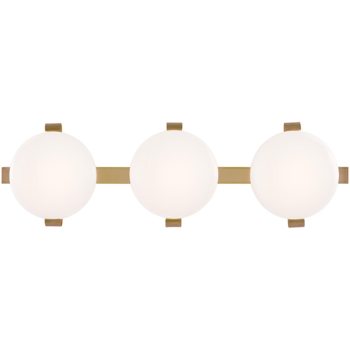 Visual Comfort Signature Collection CD2015SB-WG Champalimaud Marisol LED 28 inch Soft Brass Bath Bar Wall Light