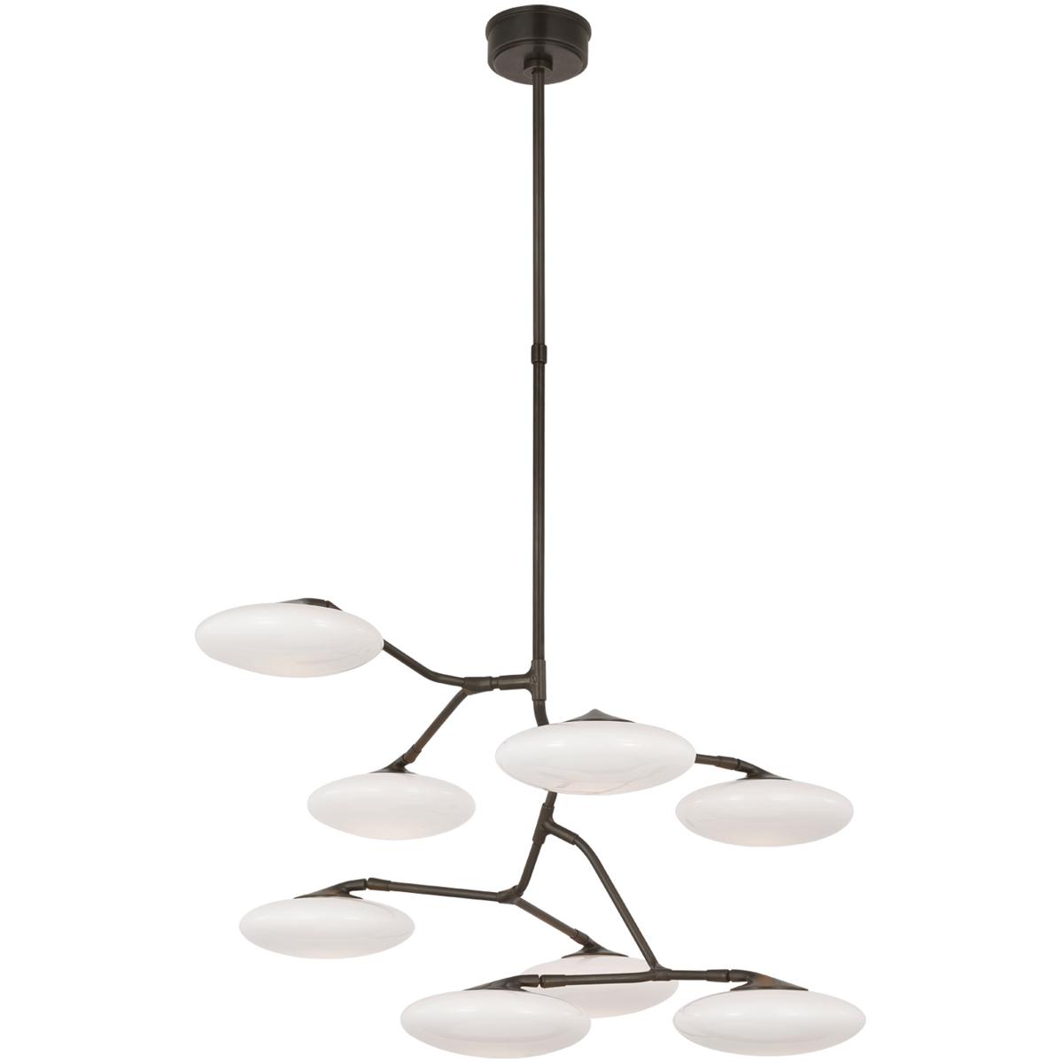 Visual Comfort Signature Collection CD5020GM-WG Champalimaud Brindille LED 38.75 inch Gun Metal Entry Chandelier Ceiling Light, XL