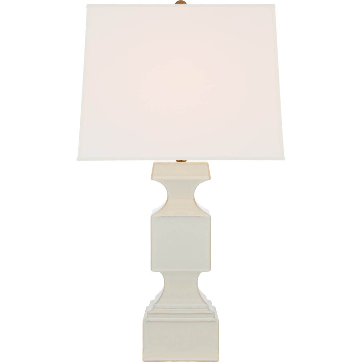Visual Comfort Signature Collection CHA8654IVO-L Chapman & Myers Finley 32 inch 100 watt Ivory Table Lamp Portable Light, Large