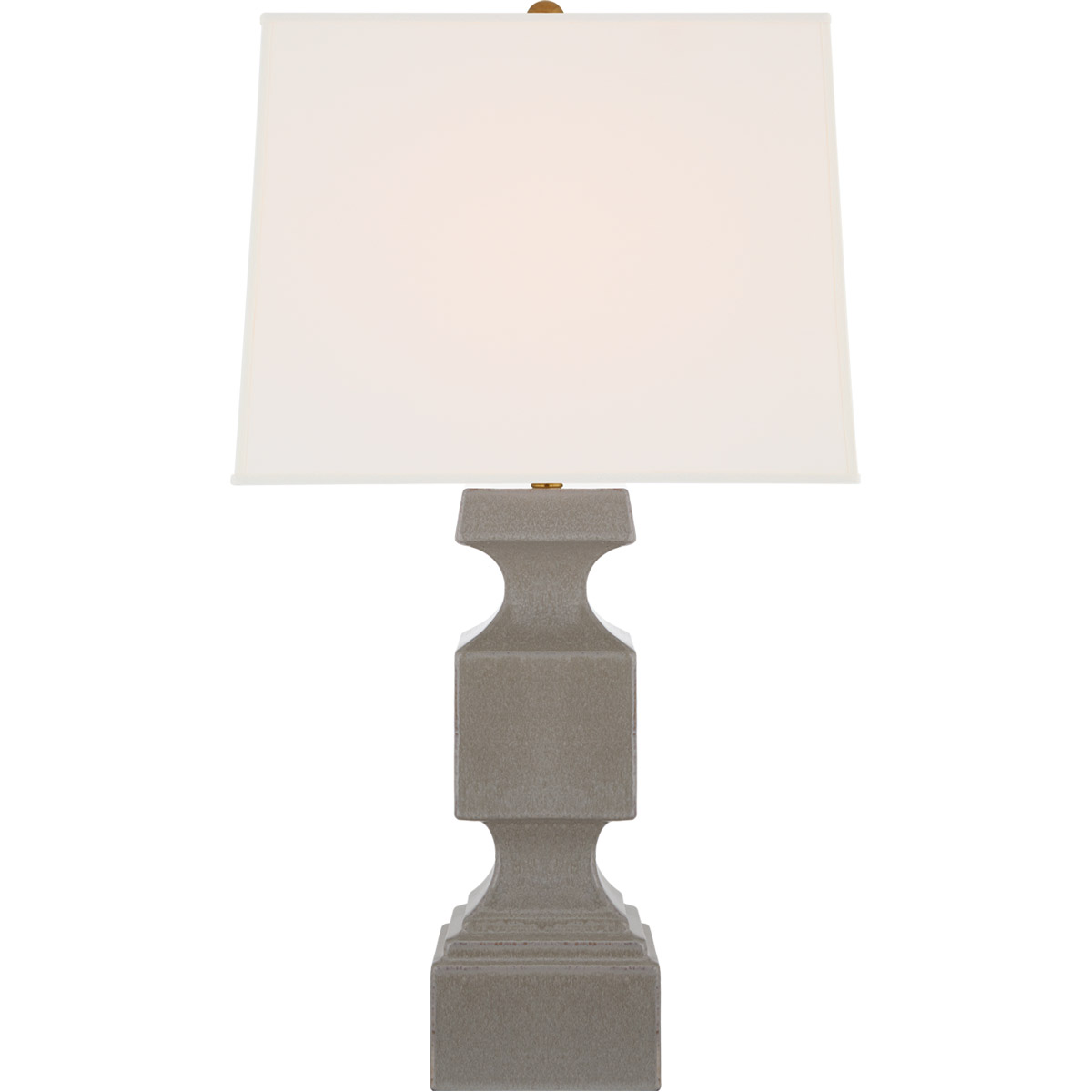 Visual Comfort Signature Collection CHA8654SHG-L Chapman & Myers Finley 32 inch 100 watt Shellish Gray Table Lamp Portable Light, Large