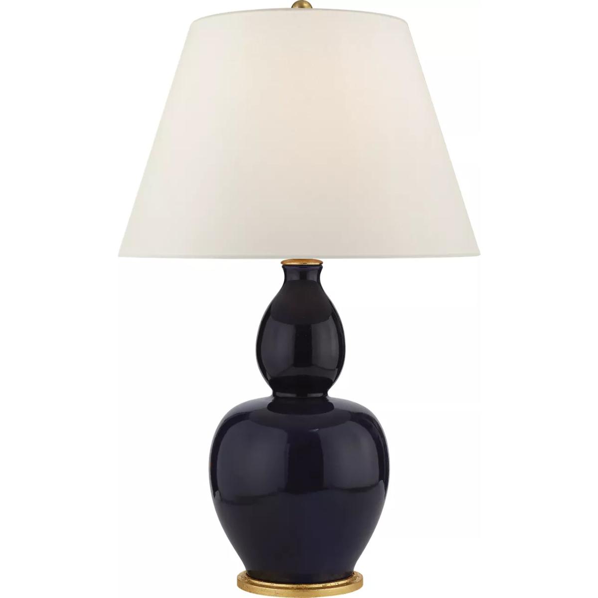 Visual Comfort Signature Collection CHA8663DM-L Chapman & Myers Yue 31.25 inch 100 watt Denim Porcelain Table Lamp Portable Light in Linen