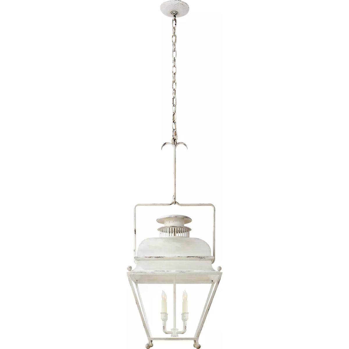 Visual Comfort Signature Collection CHC2216OW Chapman & Myers Holborn 4 Light 18.25 inch Old White Lantern Pendant Ceiling Light, Large