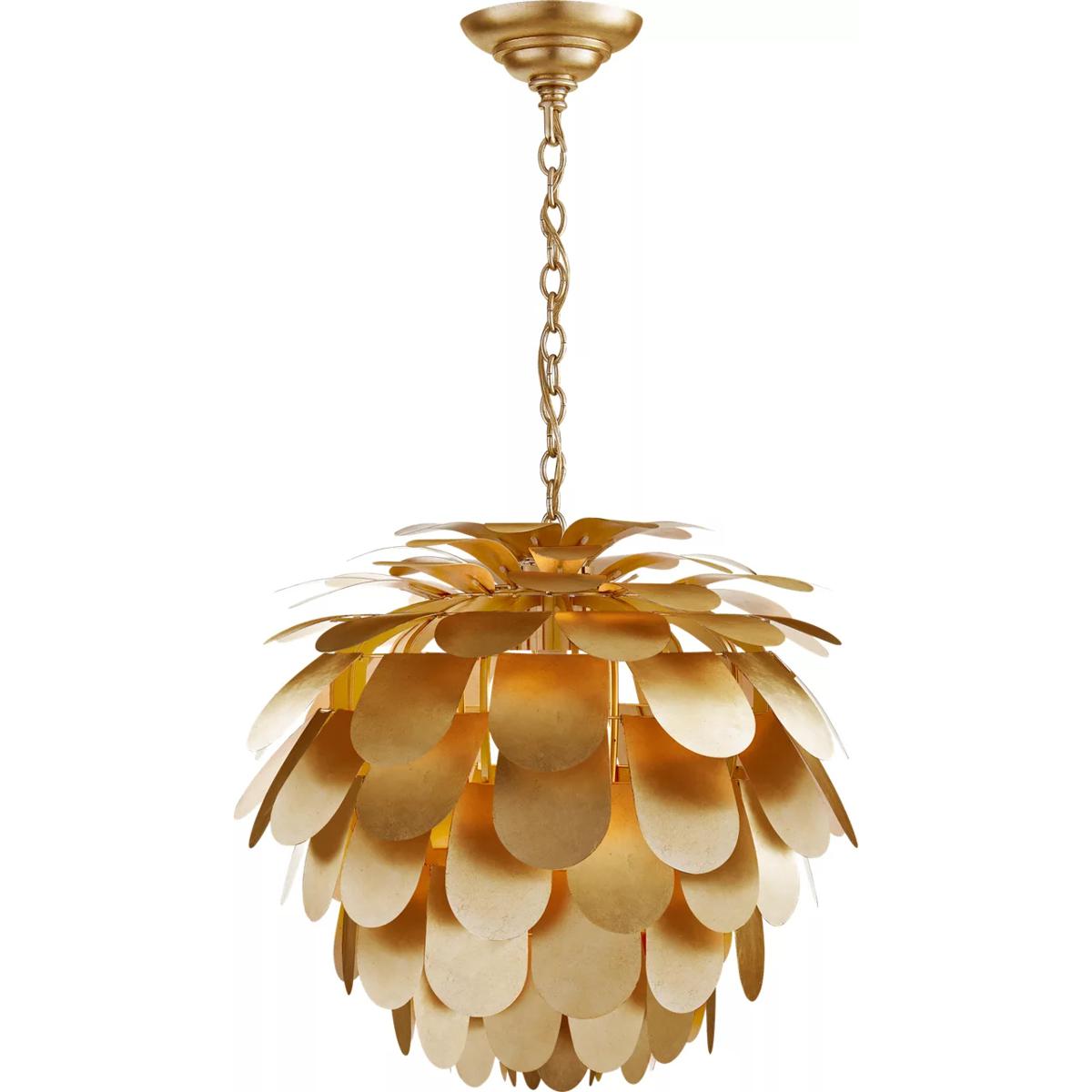 Visual Comfort Signature Collection CHC5157G Chapman & Myers Cynara 1 Light 29 inch Gild Chandelier Ceiling Light, Large