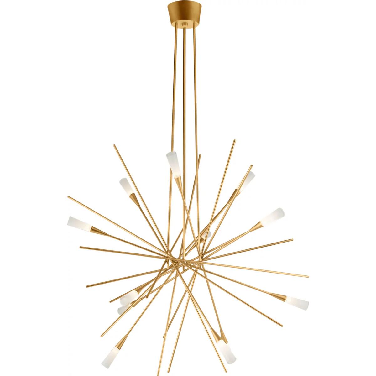 Visual Comfort Signature Collection CHC5600G Chapman & Myers Stellar LED 38.25 inch Gild Chandelier Ceiling Light, Large